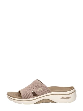 Сандалі Skechers Go Walk Arch Fit 2.0 жіночі бежеві 40 EU - комфортні повсякденні босоніжки