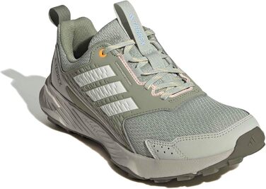 Жіночі трекінгові кросівки Adidas Terrex Tracefinder 2 Climaproof, 42 2/3 EU, Halo Green Off White Lucid Tangerine