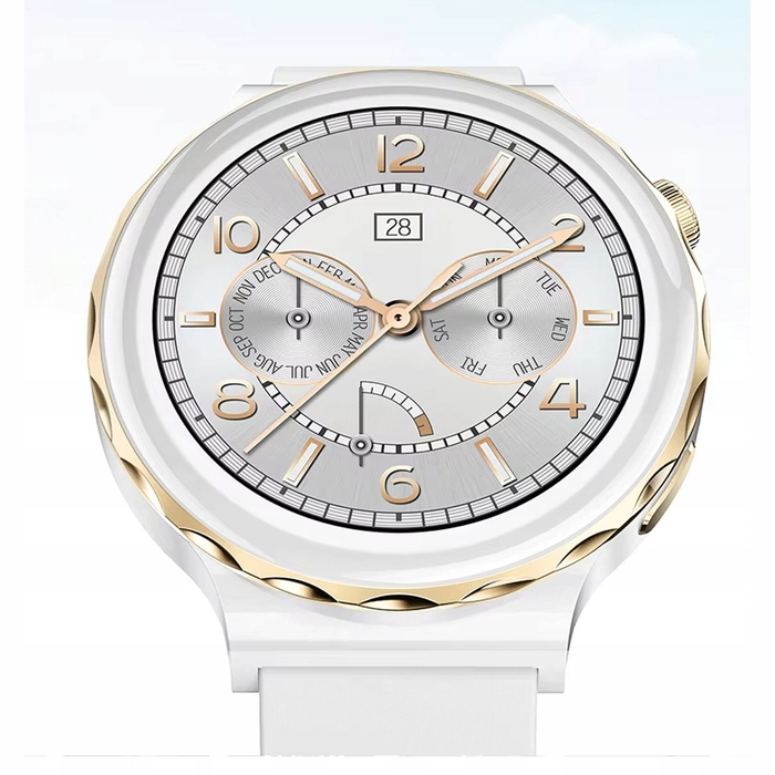 Смарт-годинник Smart-Trend GT, білий з золотом