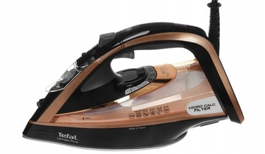 Парова праска Tefal Ultimate Pure 3200W Durilium, рожево-чорна