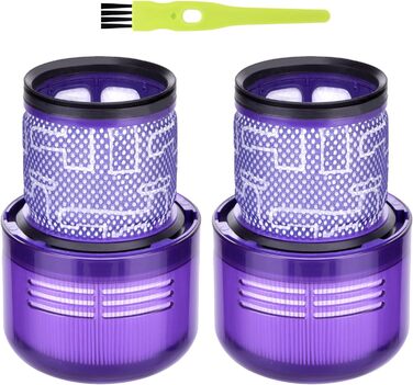 Фільтри для пилососа Dyson V7 V8: комплект 2 шт. HEPA, замінні, для моделей Animal та Absolute (# DY-96566101, DY-96747801)