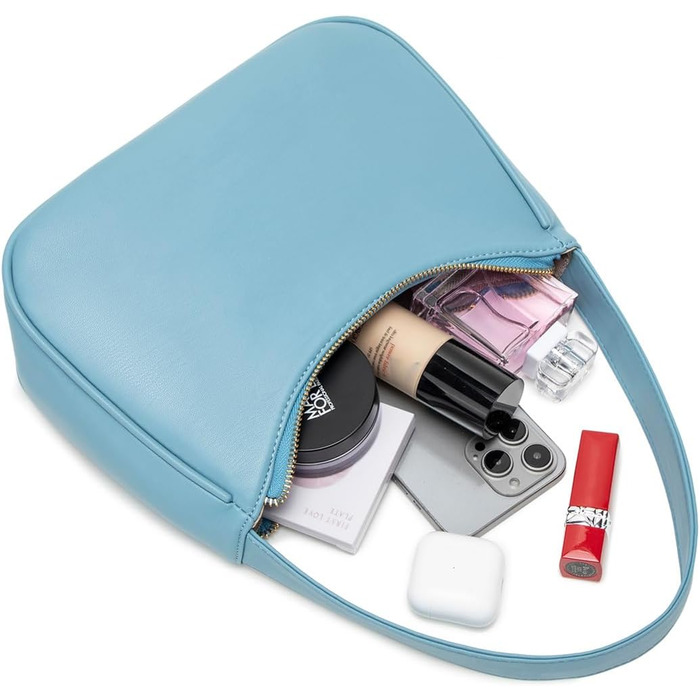 Сумка жіноча Schutertaschen Hobo Mini Clutch (Синій Морський, L) з блискавкою