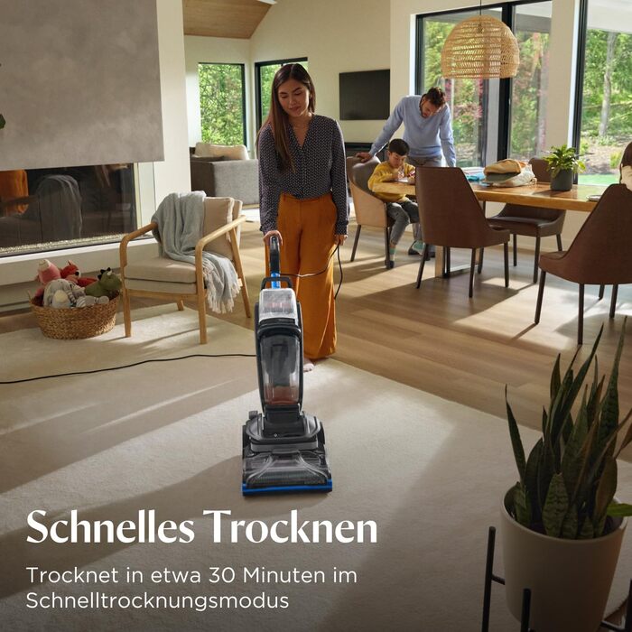 BISSELL Revolution HydroSteam: професійний мийний пилосос для килимів з парою, 1300W, 3670N