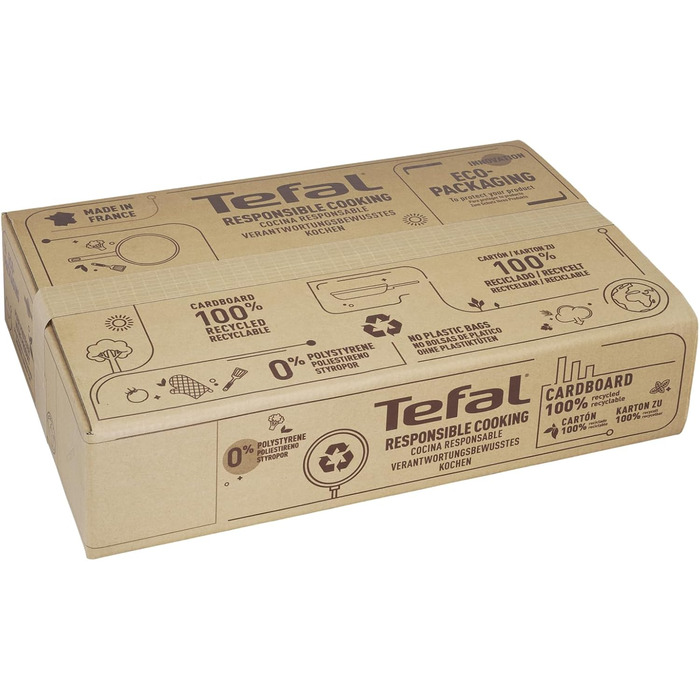 Сковорода Tefal Unlimited On 24 см з антипригарним покриттям Titanium, індукційна, з індикатором нагріву, для всіх плит, чорна