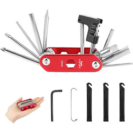 колір: 14-в-1 інструмент червоний