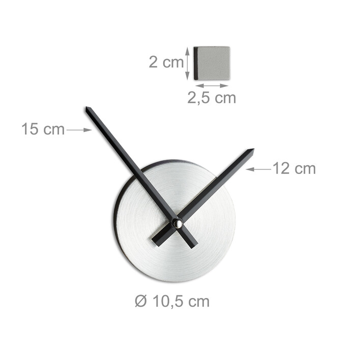 Relaxdays DIY Modern Wall Clock