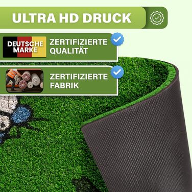 Килимок для підлоги з кокосового волокна, вологостійкий, 40x60 см - Welcome Friends Frog