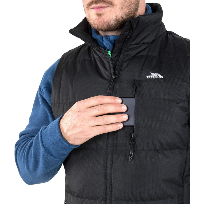 Чоловіча жилетка Trespass Clasp з утепленням, сірого кольору (flint)