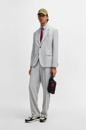 Чоловіча поясна сумка Hugo Ethon 2.0N з логотипом, чорна