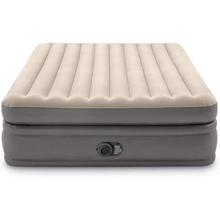 Надувний матрац Intex Queen Comfort Fiber-Tech RP 152x203x51 см (64164ND) - двоспальний, високий