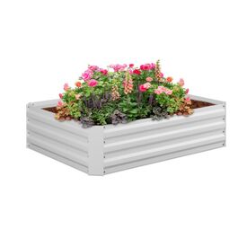 Relaxdays Metal Raised Garden Bed