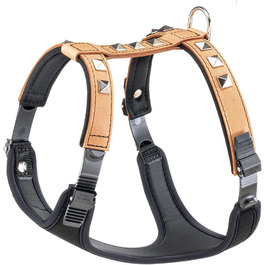 Нашийник для собак Ferplast Giotto Luxor, середній, з натуральної шкіри, бежевий, розмір MEDIUM (38-46 см, 57-65 см)