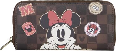 Disney Minnie Mouse Journey Essential Wallet, Brown, 19 x 10 cm