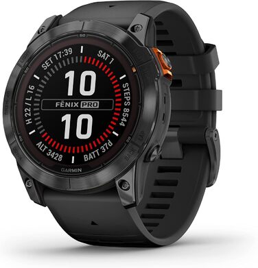 Розумний годинник Garmin fēnix 7S Pro з сонячною лінзою, GPS, кольоровим дисплеєм та підтримкою GarminPay