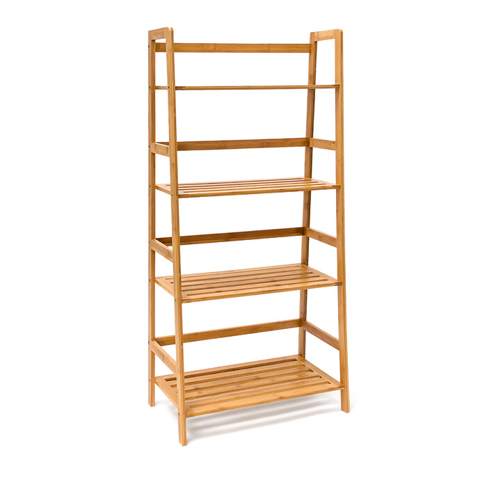 Relaxdays Bamboo Bookshelf