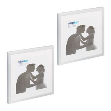 Relaxdays Picture Frames, 15 x 15 inches, 2-Pack