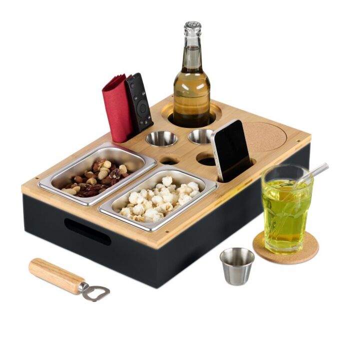 Relaxdays Couchbar with Accessories