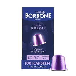 Кава в капсулах Caffè Borbone набір 90 шт (3x30): Mia Napoli, Ciao Venezia, Magica Palermo, сумісні з Nespresso
