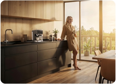 Ріжкова кавомашина Berdsen з капучинатором, тиск 20 бар, 1350 Вт