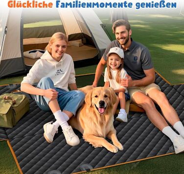 Водонепроникна підстилка для собак у машину з захистом боків та віконкою-сіткою, чорний/оранжевий