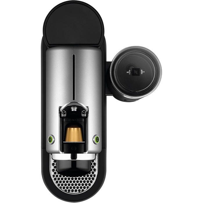 Кавомашина капсульна Nespresso Krups XN761B Citiz & Milk, 1260 Вт, 1 л, 19 бар, автоматичний режим очікування, срібляста