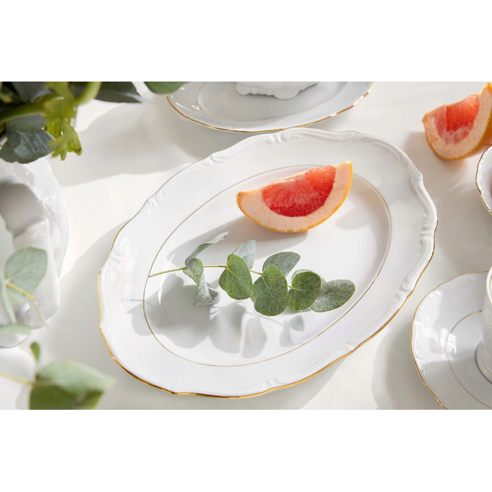 Обідній сервіс на 6 осіб, порцеляна Maria Teresa Konsimo, 12/44 елементи