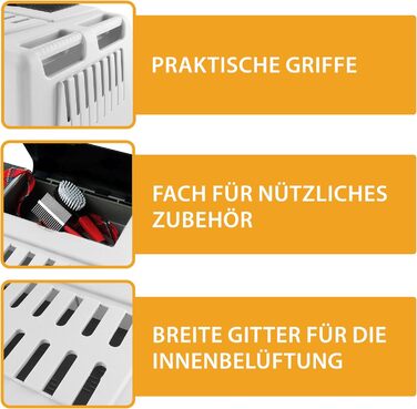 Переноска для собак Ferplast ATLAS CAR SPECIAL MINI з вентиляцією та знімним килимком (82x51x61 см)