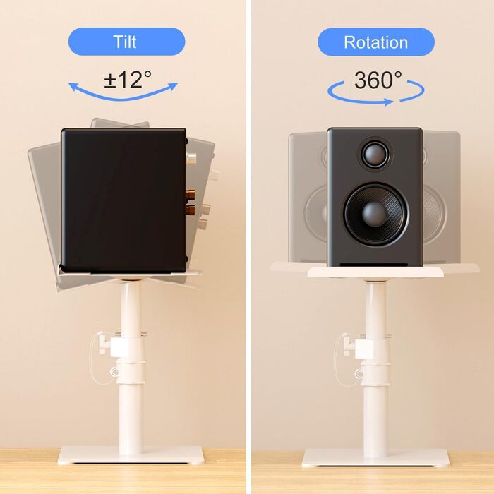 Підставка для колонок Suptek, 2 шт., чорний колір, SDM003MB (SDM001TW)