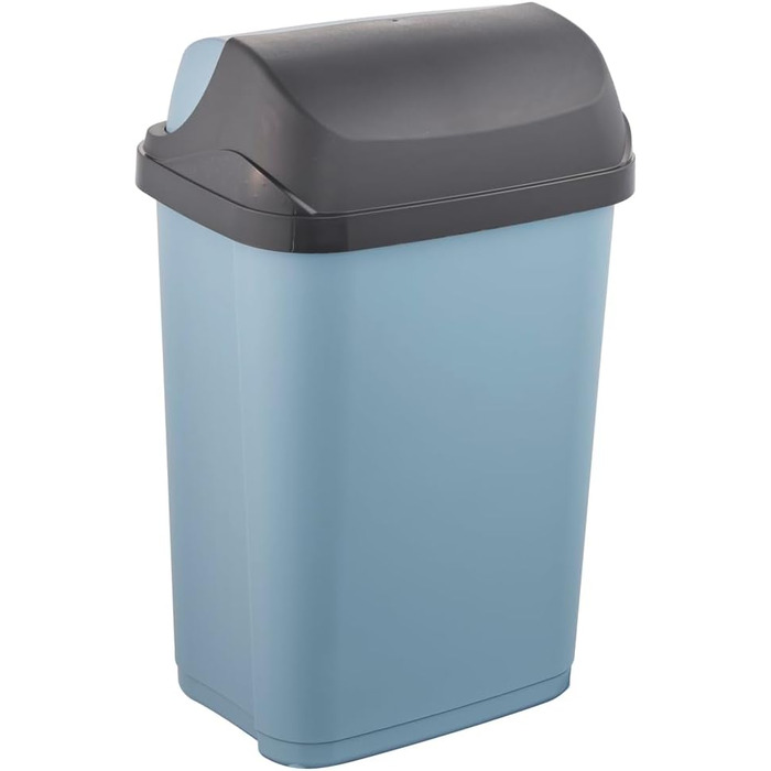 Відро для сміття з роликовим кришкою Keepeer Rasmus, світло-блакитний (Nordic Blue), 25 л