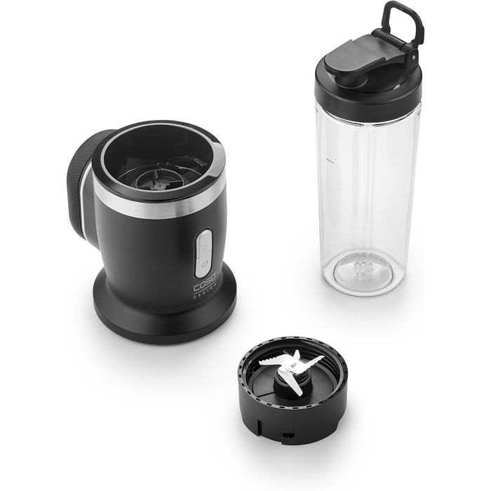 CASO Click & Mash - бездротовий набір стаціонарних блендерів 4-в-1, акумуляторний, для пюрування, подрібнення, збивання, спінювання молока, емульгування, швидкість 6000-13000 об/хв