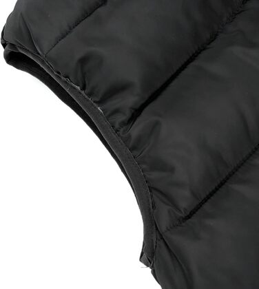 Чоловіча степкова жилетка YOUTHUP з капюшоном, тепла зимова жилетка для активного відпочинку, чорна, розмір XL