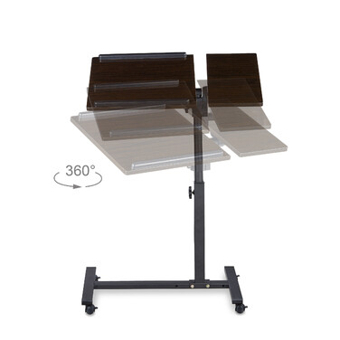 Relaxdays Laptop Table with Adjustable Mouse Pad