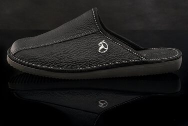 Чоловічі домашні тапочки Estro з натуральної шкіри, 43 EU - комфорт та стиль