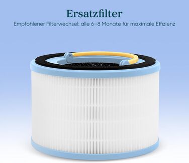 Повітряочищувач LEVOIT Core 400S з HEPA-фільтром для алергіків, з фільтром з активованого вугілля, CADR 433 м³/год до 90 м², для квартири, спальні та кімнати курців, тихий, індикатор PM2.5, автоматичний режим, керування через додаток та Alexa, сріблясто-б