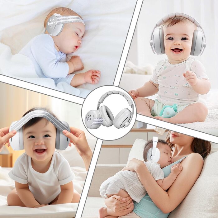 Навушники для захисту вух немовлят, 2 в 1, захист від шуму, для сну, подорожей, гучних місць
