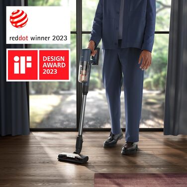 Бездротовий пилосос AEG Hygienic 7000: потужний, легкий, для алергіків, 40 хв роботи, 120 м², 5-ступенева фільтрація, для всіх поверхонь, автоматичний режим, з аксесуарами (2023)