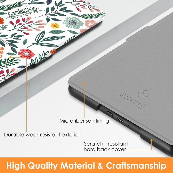 Чохол Fintie для Kindle Paperwhite 11 (2021) 6.8' - Пастельно-зелений, з авто-ввімк./вимк.