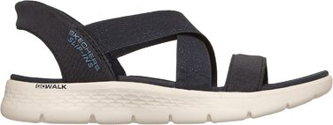 Сандалі Skechers Go Walk Flex Glimmer Up Slip-ins (41 EU, темно-сині) - зручні жіночі сандалі для ходьби