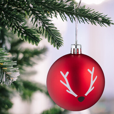 Relaxdays Set of 103 Christmas Baubles