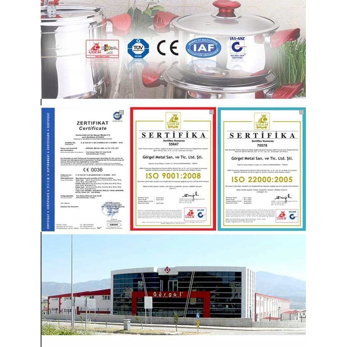 Скороварка Manheim Germania 9 л, срібляста, для індукційних плит