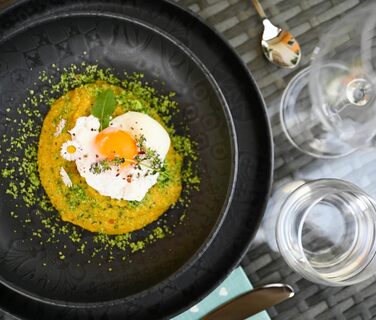 MÄSER Серія Tiles Vintage - посуд для 4 осіб у мавританському стилі, 12 предметів, чорний керамічний сервіз (комбінований)