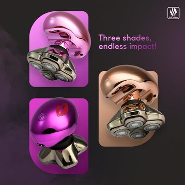 Тріммер для тіла та голови Skull Shaver Butterfly Kiss Pro – жіночий електричний триммер, рожевий