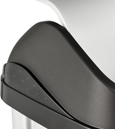 Відро для сміття Keepeer з кришкою-маятником, Swantje, сірий (світло-сріблястий, 2x25 л)