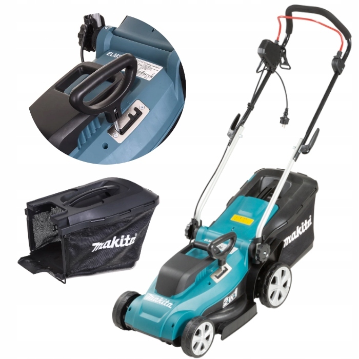 Електрична газонокосарка Makita ELM3320, 33 см, 1200 Вт