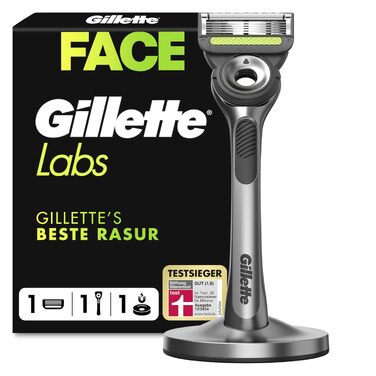 Чоловіча бритва Gillette Labs, металевий станок для вологого гоління, сірий (бритва + 1 лезо)