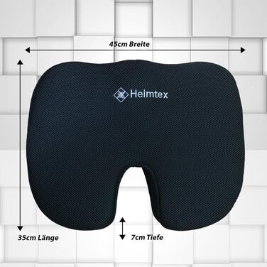 Подушка для офісного крісла EDS з Memory Foam - ергономічна, з підтримкою спини - для офісу, ігрового крісла, авто
