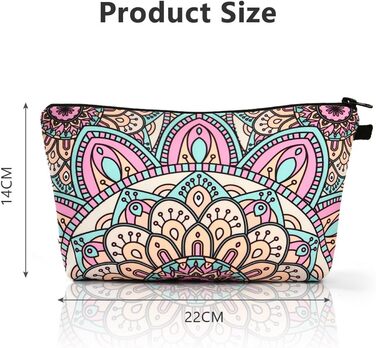 Набір косметичних сумок з брезенту, 4 шт. – Косметичка для подорожей, органайзер для макіяжу, багатофункціональна сумочка з блискавкою, аксесуари для косметики, кольорова