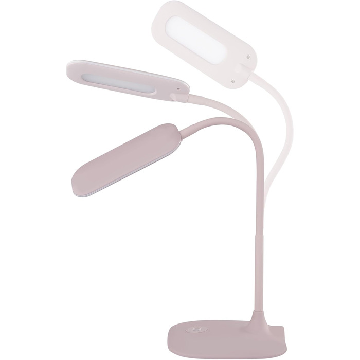 LED настільна лампа EMOS STELLA 6,5W, регулювання яскравості, рожева