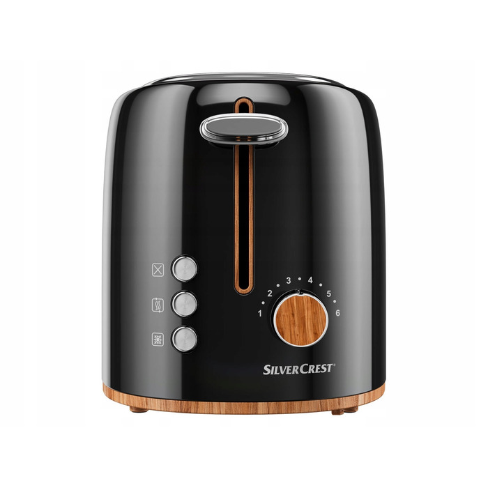 Тостер SilverCrest STH 900 A1, чорний, 980 Вт