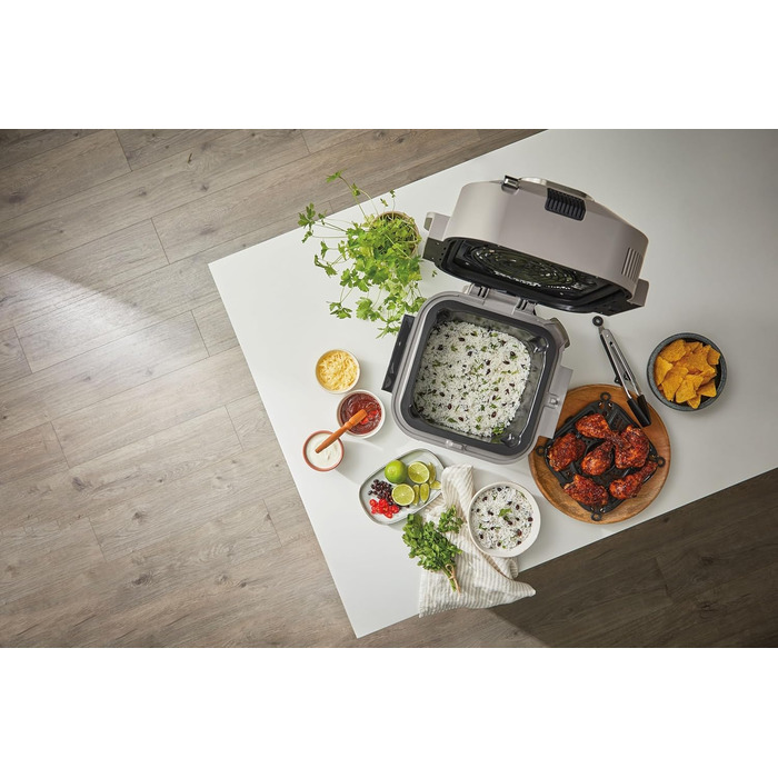 Мультиварка Ninja Speedi 5.7L 10-в-1: мультикокція, фритюрниця, гриль, випічка, Stone Gold ON500EUSTGD